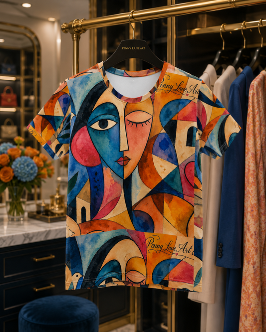 The Penny Lane Neo-Cubist Premium Tee