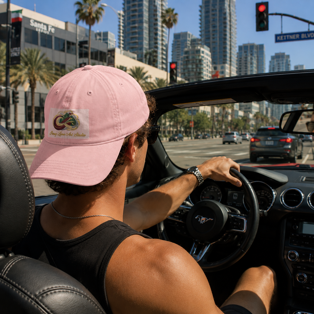 The Modernist Embroidered Dad/Mom Baseball Cap – Gold & Earth Tones