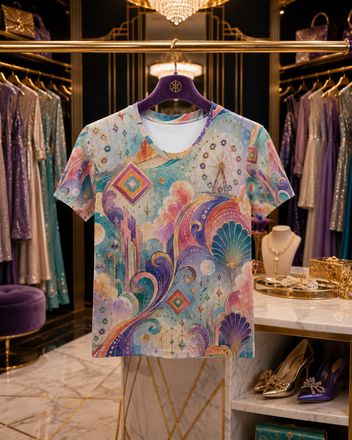 "Art Deco Daydream"  Premium Tee