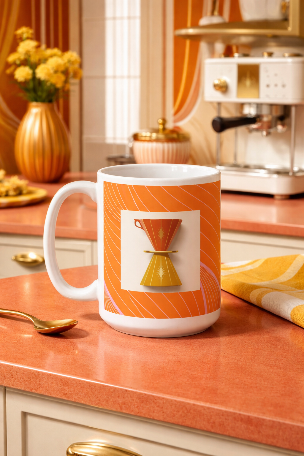 The Art Deco Pour-Over | Designer Coffee Mug - 15oz