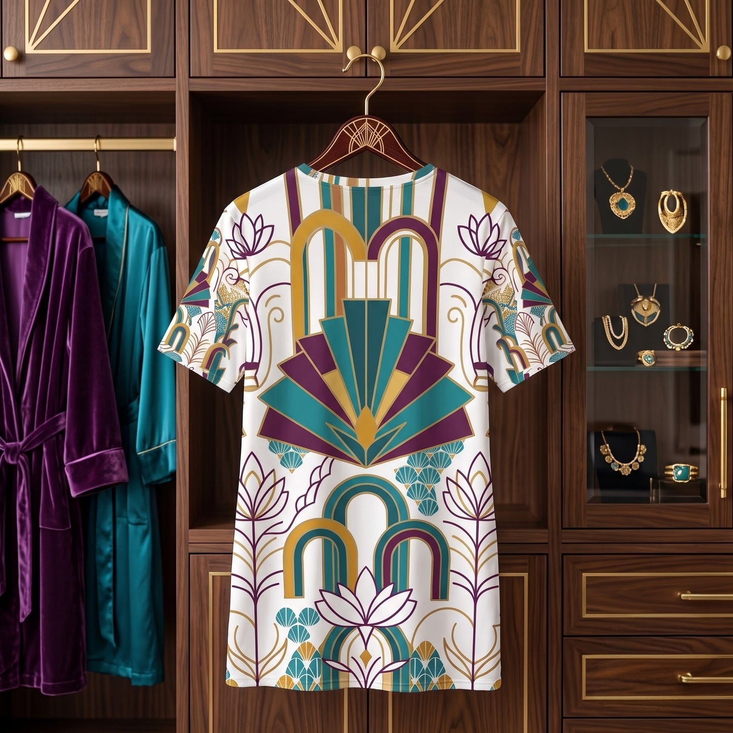 The Mid-Century Modern Luxury Sleep Shirt & Patio Dress