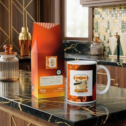 Midnight Modernist Fusion Bundle (Mug + Coffee)