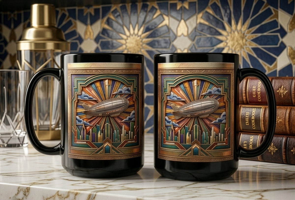 Lux Aeterna Zeppelin - 15 oz Mug